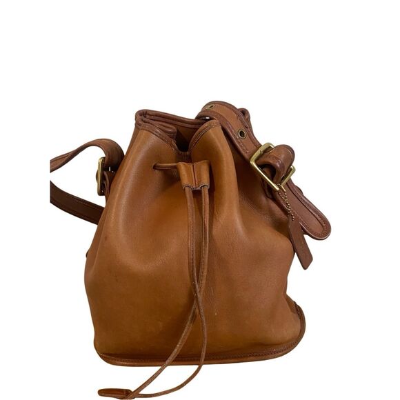 Vintage COACH 9952 Lula’s Legacy Crossbody Bag Old Coach Brown Leather - Picture 1 of 13